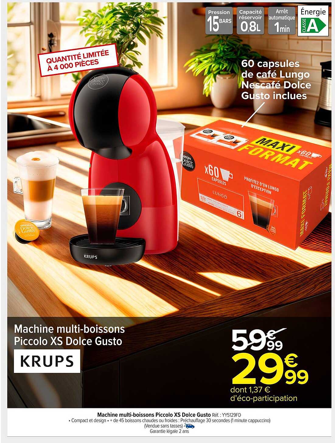 Machine multi-boissons Piccolo XS Dolce Gusto