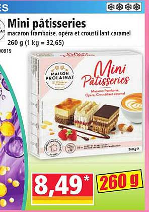 Mini pâtisseries