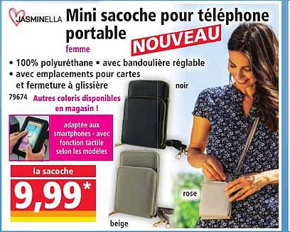 Mini sacoche pour téléphone portable