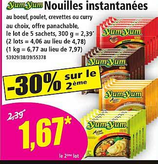 Nouilles instantanées YumYum