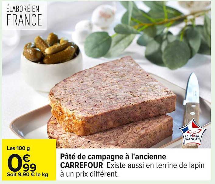 Pâté de campagne à l'ancienne