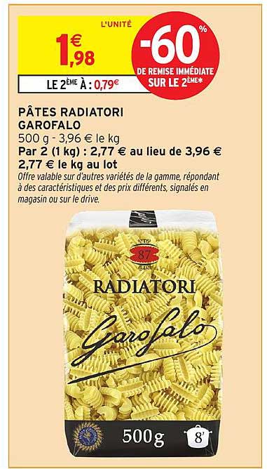 PÂTES RADIATORI GAROFALO
