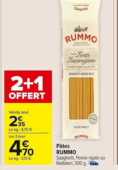 Pâtes RUMMO