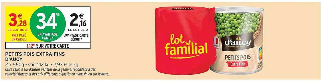 PETITS POIS EXTRA-FINS D'AUCY