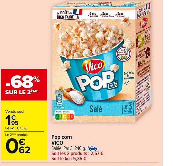Pop corn VICO