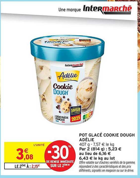 POT GLACÉ COOKIE DOUGH ADÉLIE
