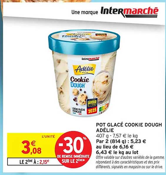 POT GLACÉ COOKIE DOUGH ADÉLIE