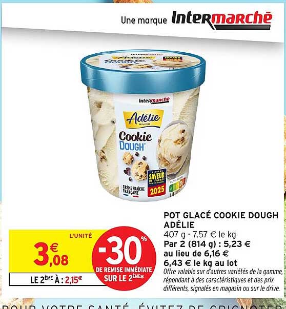 POT GLACÉ COOKIE DOUGH ADÉLIE