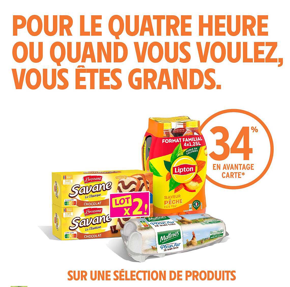 Pour le quatre heure ou quand vous voulez, vous êtes grands.