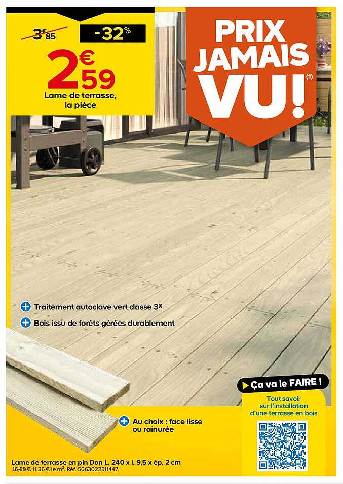 Prix Jamais Vu !
