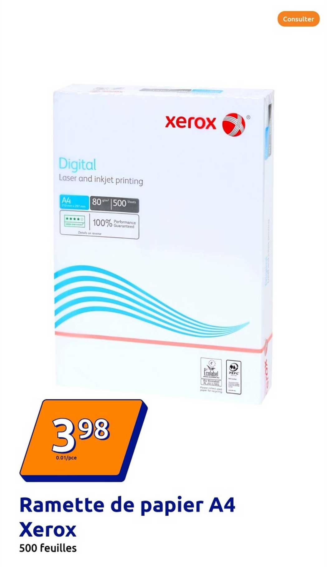 Ramette de papier A4 Xerox