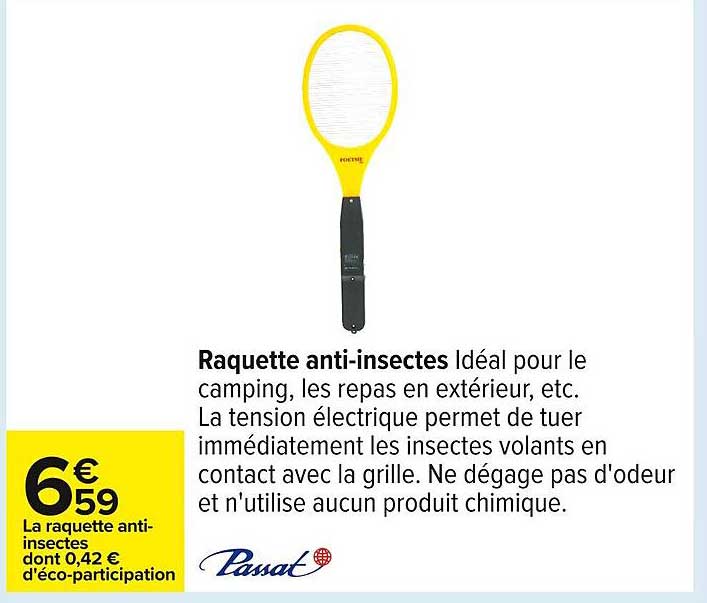 Raquette anti-insectes