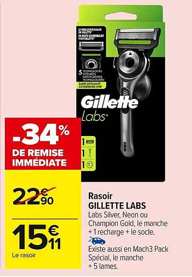 Rasoir GILLETTE LABS