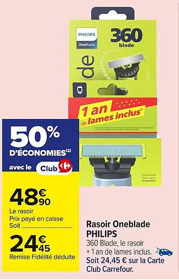 Rasoir Oneblade PHILIPS