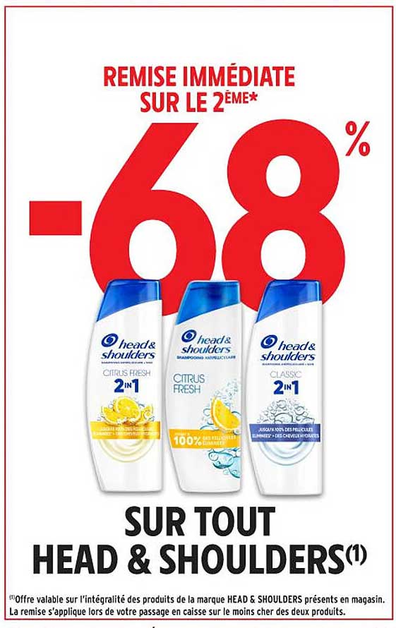 REMISSE IMMÉDIATE SUR LE 2EME* -68%