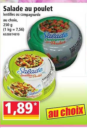 Salade au poulet