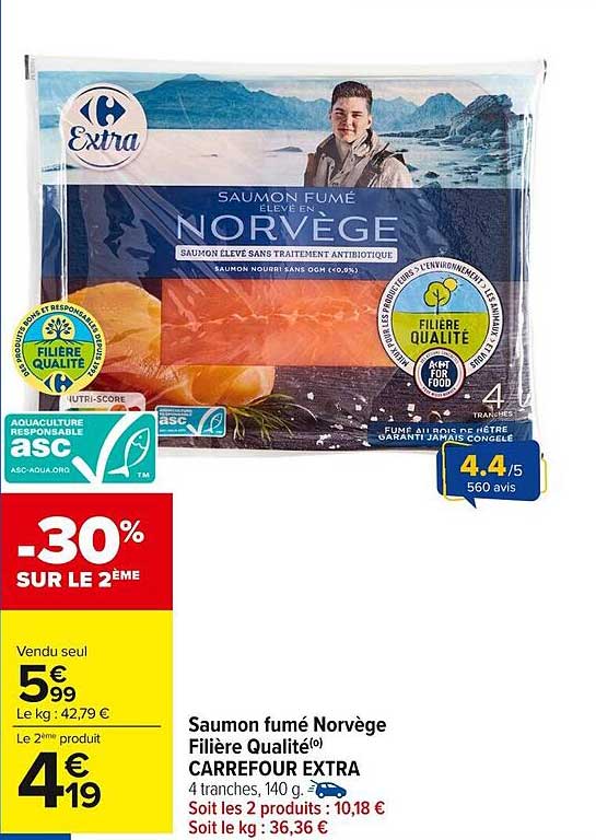 Saumon fumé Norvège Filière Qualité
