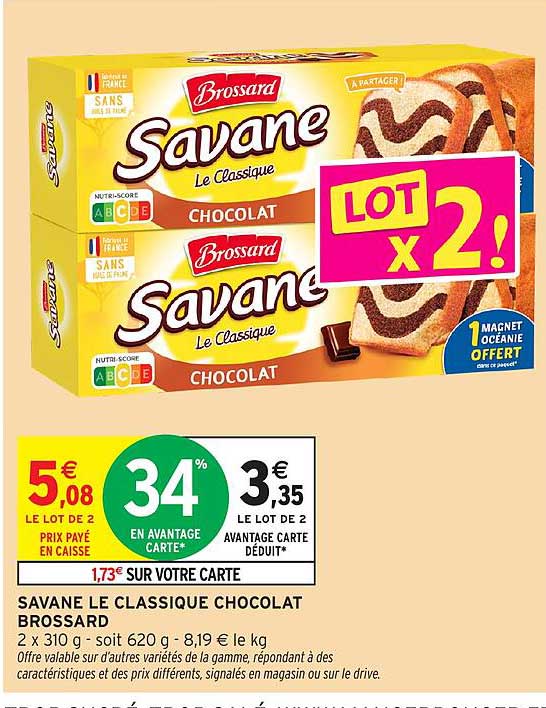 SAVANE LE CLASSIQUE CHOCOLAT BROSSARD