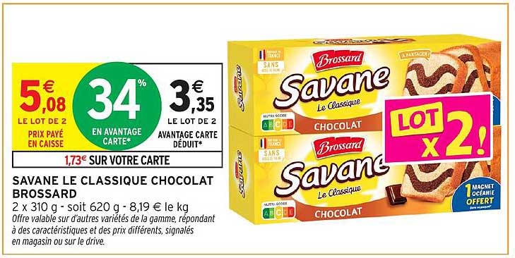 SAVANE LE CLASSIQUE CHOCOLAT BROSSARD