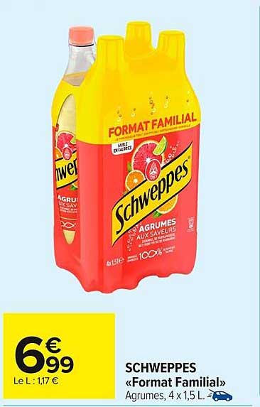 SCHWEPPES «Format Familial»