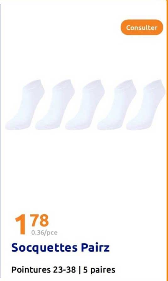 Socquettes Pairz