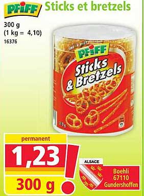 Sticks et bretzels