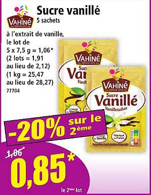 Sucre vanillé