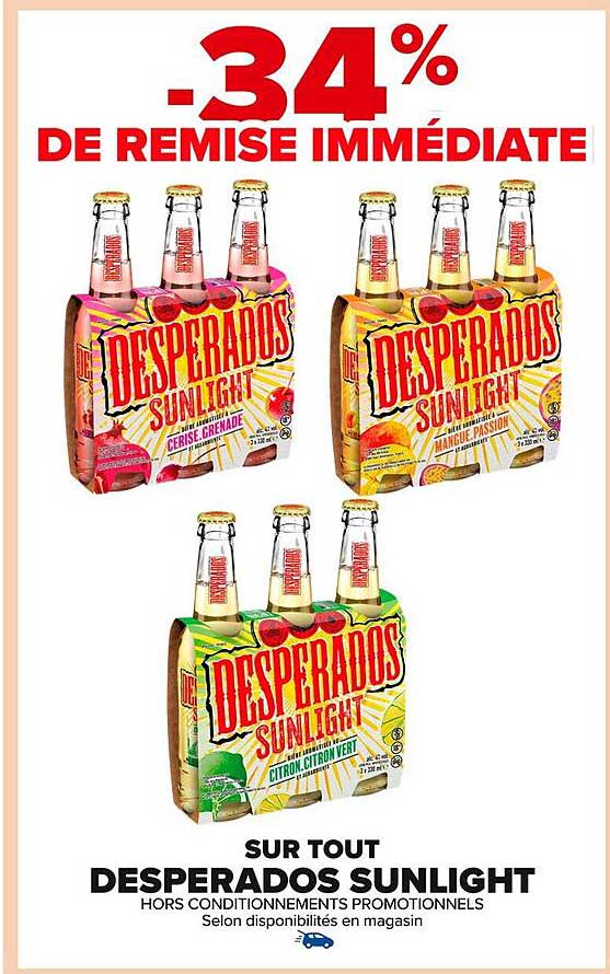 SUR TOUT DESPERADOS SUNLIGHT