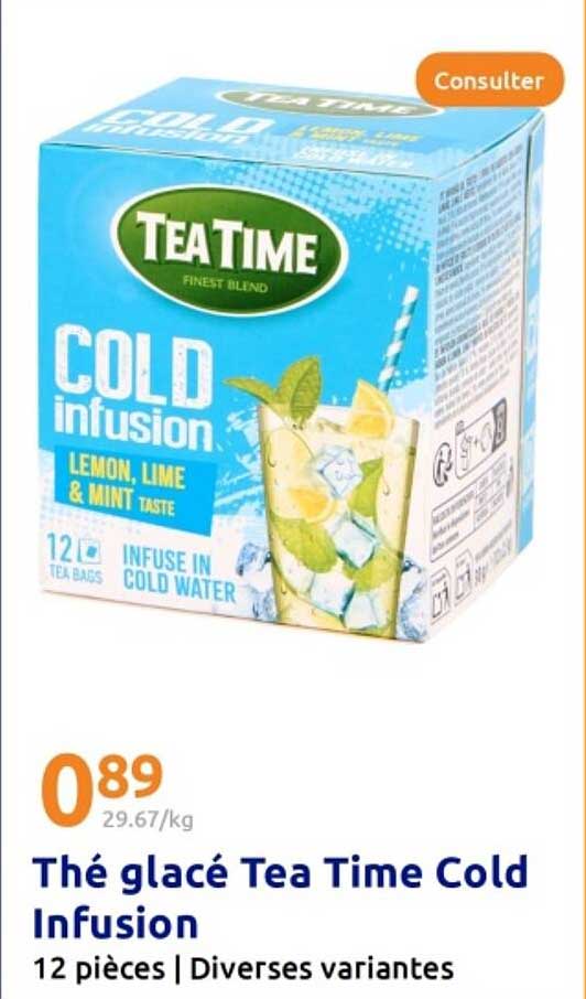 Thé glacé Tea Time Cold Infusion