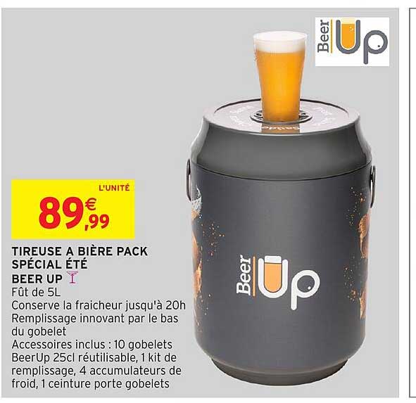 TIREUSE A BIÈRE PACK SPÉCIAL ÉTÉ BEER UP