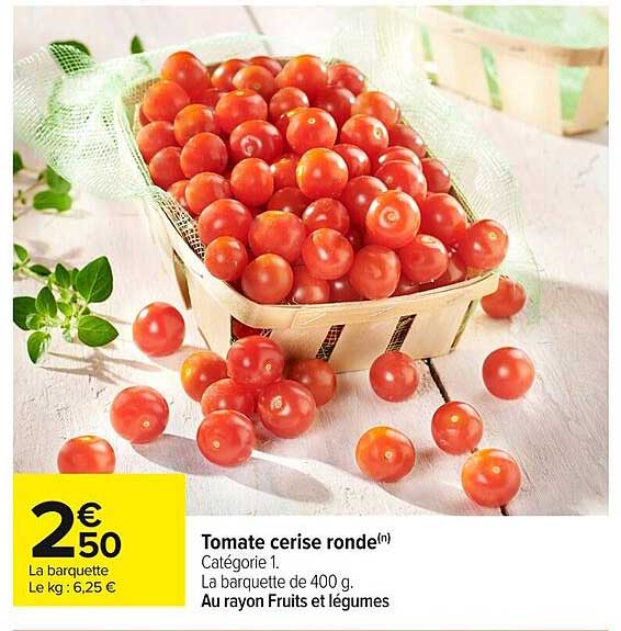 Tomate cerise ronde