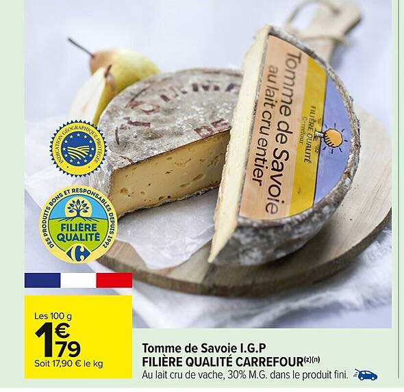 Tomme de Savoie I.G.P