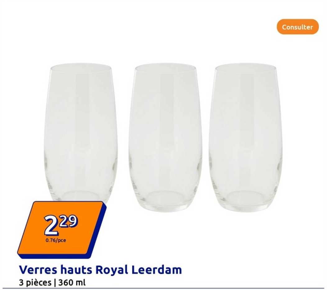 Verres hauts Royal Leerdam