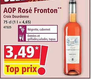 AOP Rosé Fronton** Croix Dourdienne