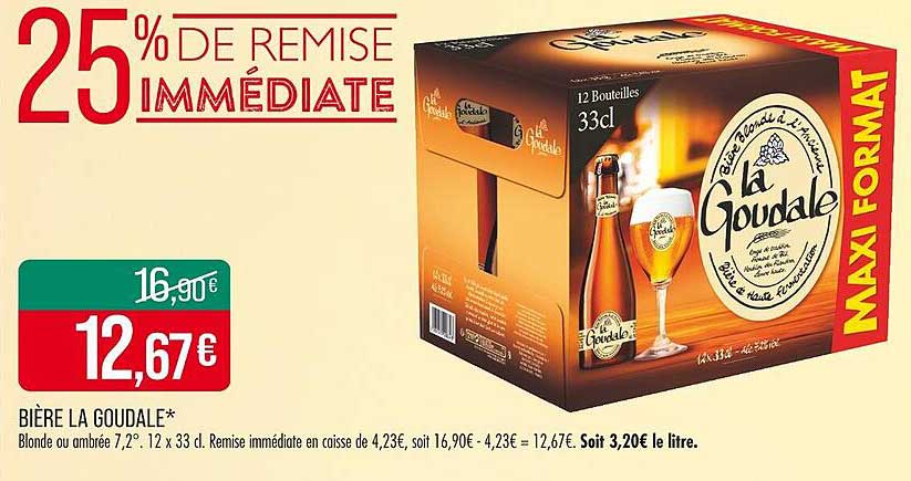 BIÈRE LA GOUDALE*