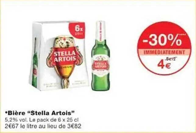 Bière “Stella Artois”