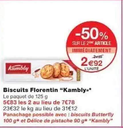 Biscuit Florentin "Kambly"