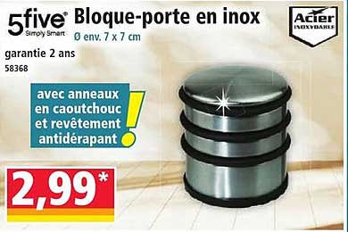 Bloque-porte en inox