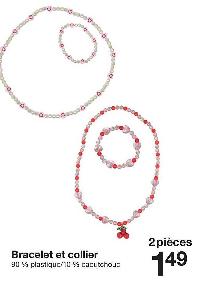 Bracelet et collier