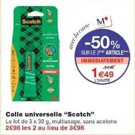 Colle universelle “Scotch”