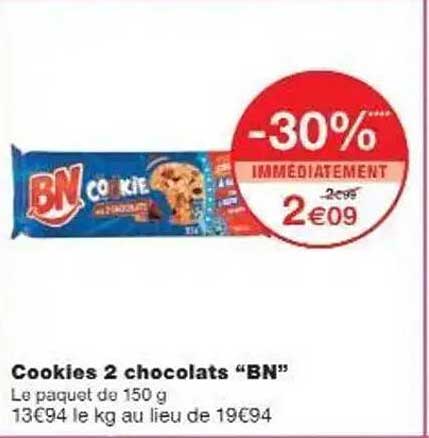 Cookies 2 chocolats "BN"