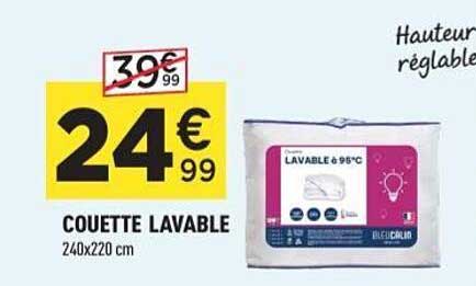 COUETTE LAVABLE