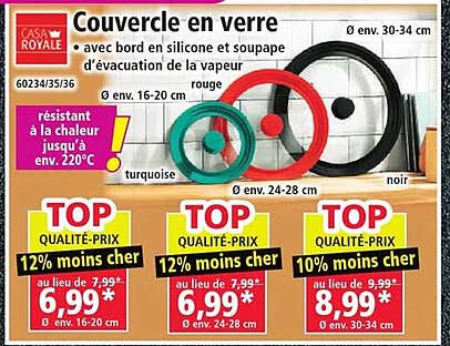 Couvercle en verre
