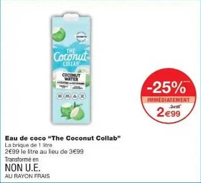 Eau de coco “The Coconut Collab”