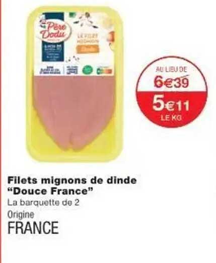 Filets mignons de dinde "Douce France"