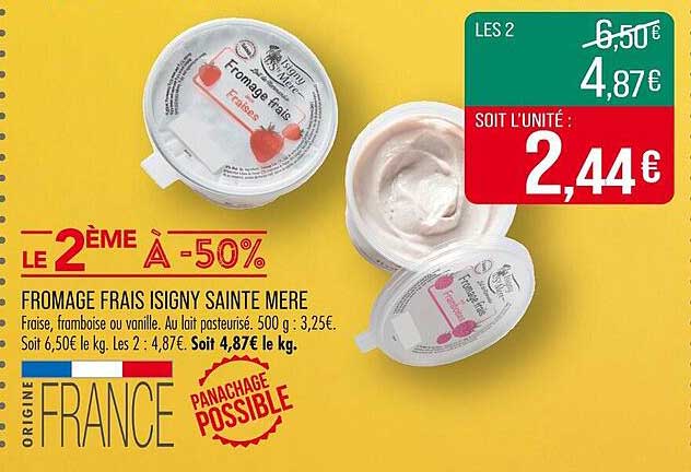 Fromage frais Isigny Sainte Mère