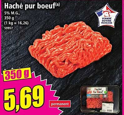 Haché pur bœuf