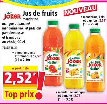 Jus de fruits