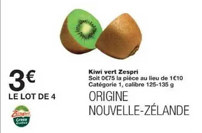 Kiwi vert Zespri
