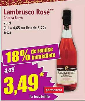 Lambrusco Rosé**